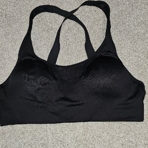 PINK Sport VS *  Large *  Elegant Black Sports Bra for Women.  Never Worn.